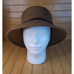 Women's Felt Trench Cloche - Nine West - Brown - One Size - 4366